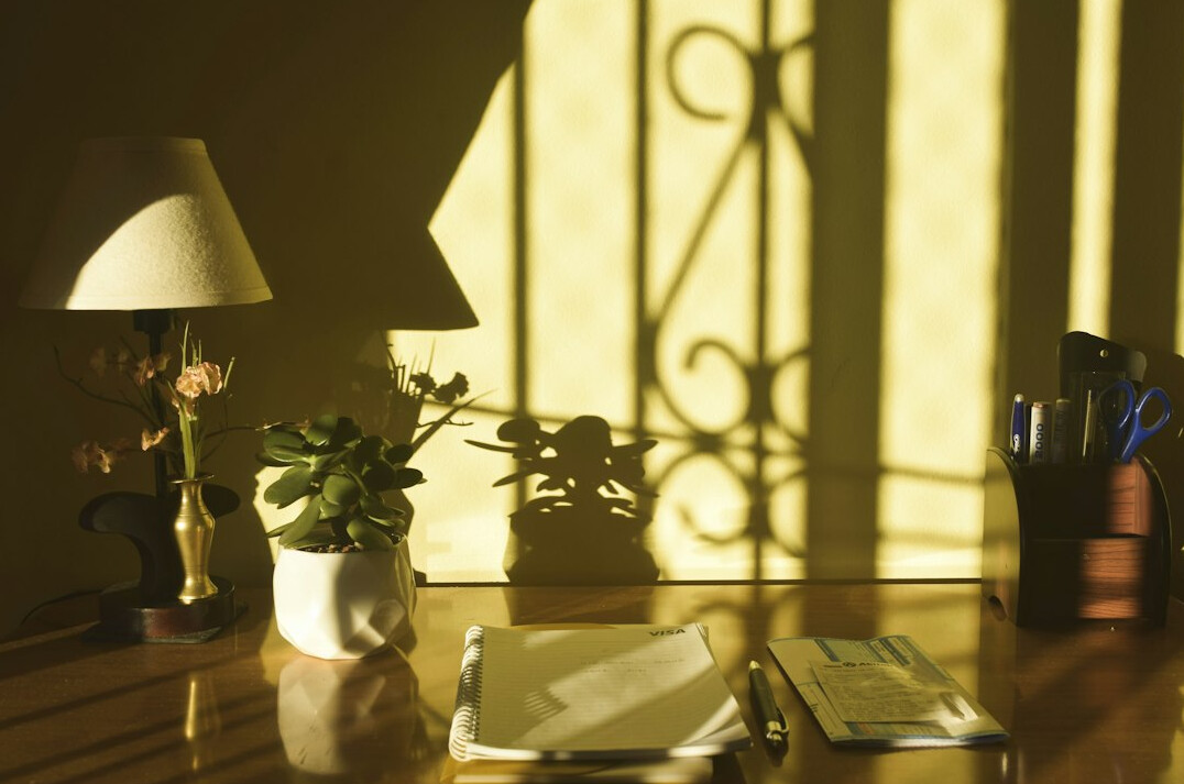 uruguayan writer at desk